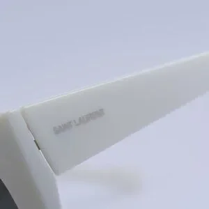 ?️ New Saint Laurent SL552 009 Sunglasses - Ivory Frame, Grey Lenses Saint Laurent | Accessories | New Saint Laurent Sl552 09  main image 4